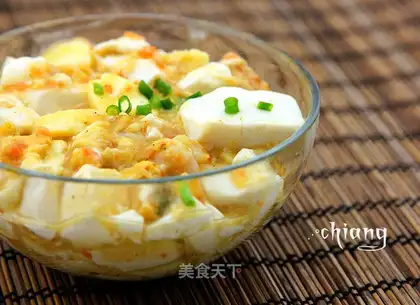Shrimp egg soycurd