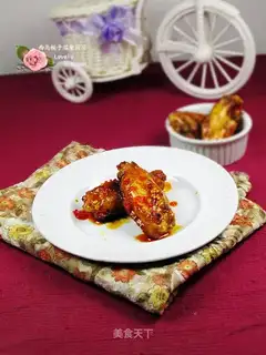 Spicy fried chicken wings