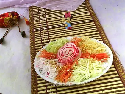 ♪ Time food salad ♪