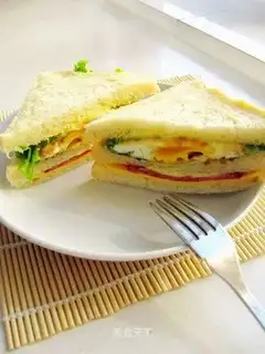 Ham egg sandwich