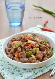 Black pepper beef