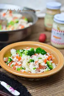 Ham and rice