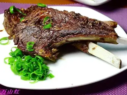 Roasted lamb chops