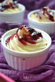 Blueberry mashed potatoes
