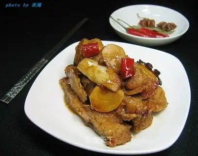 Red-burned fish