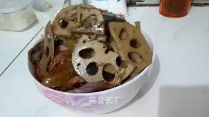 A pot of stew
