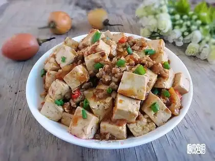 Tomato fried tofu
