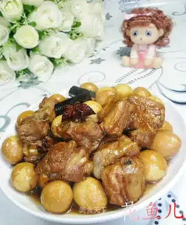 Battery roasted quail eggs