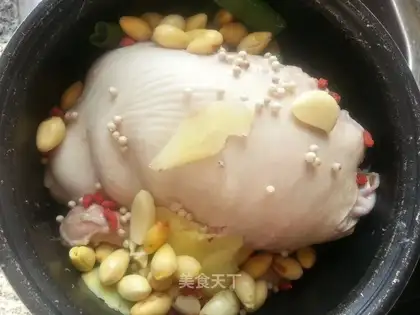 Piggy belly chicken