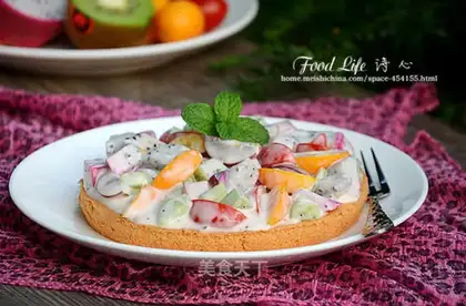Cake fruit salad