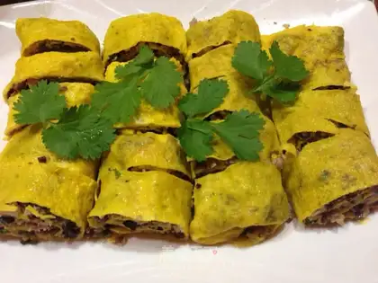 Home egg rolls