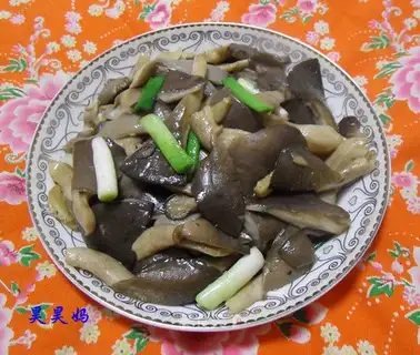 Burning mushrooms