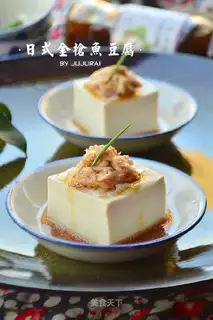 Japanese tuna tofu