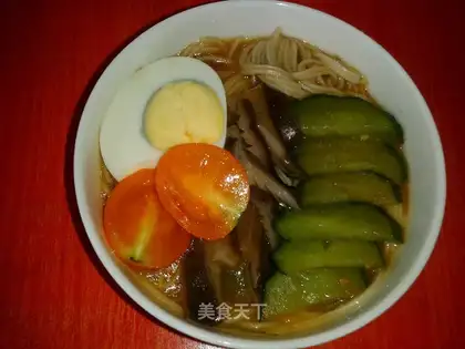 Korean soup noodles