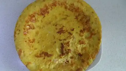 Banana omelet