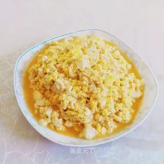 Salad egg tofu