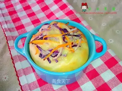 Vegetable salad bread
