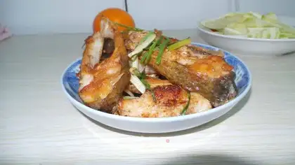 Fried mackerel