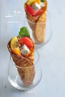 Cream fruit salad