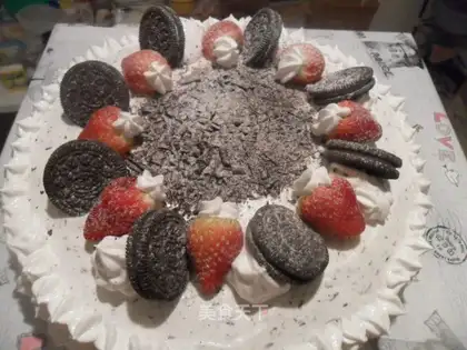 Chocolate strawberry cake