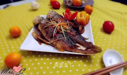 Burning a yellow fish