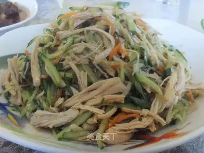 Spicy chicken silk