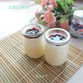 Blueberry Simi pudding
