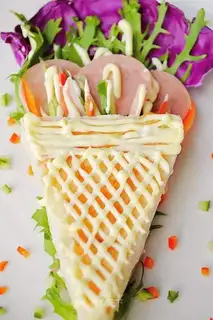 Vegetable ice cream sandwich