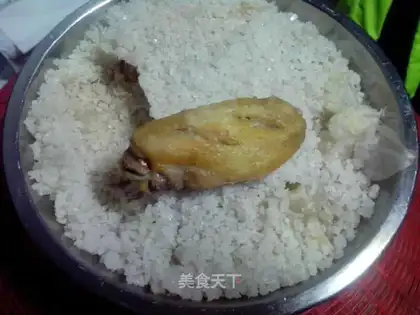 Saline salt, chicken wings