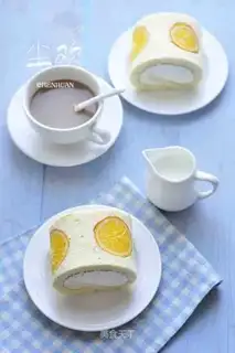 Orange cake roll