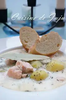 Nordic salmon soup
