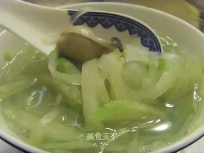Emerald oyster soup