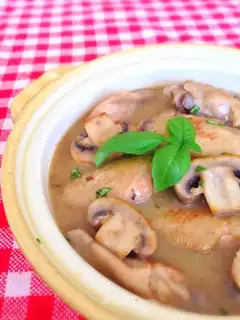 Butter mushroom chicken wings
