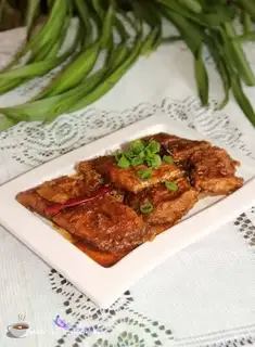 Red-fried fish