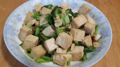 Tofu with cabbage