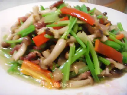 The veggie fried meat