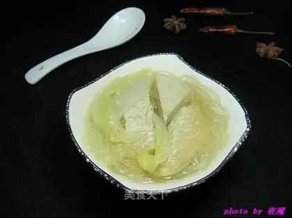 Tofu fan soup