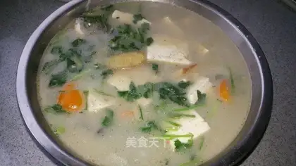 Tofu soup
