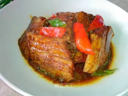 Red-fried fish