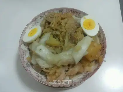 The sour sauce