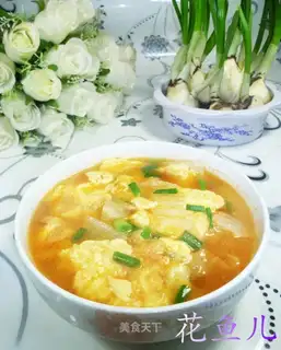 ♪ In the back of a cabbage egg soup ♪