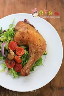 Rosemary roasted chicken legs