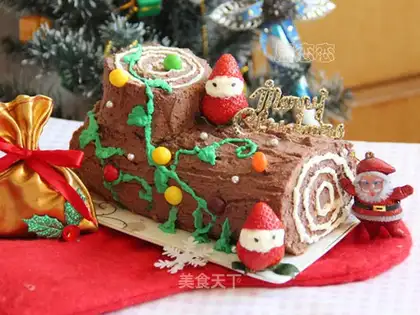 Christmas stake cake