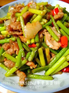 Garlic fried meat
