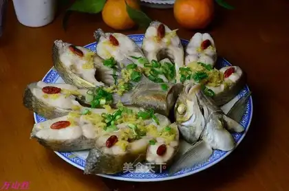 It's a steamed fish
