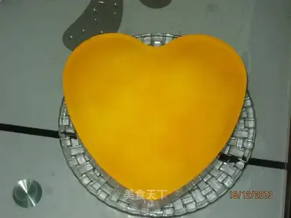 Orange mousse cake