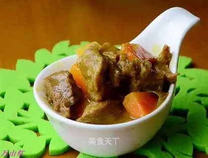 Curry potato beef