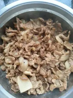 Fried meat