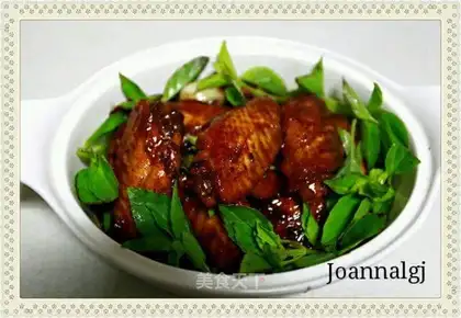 Three chicken wings