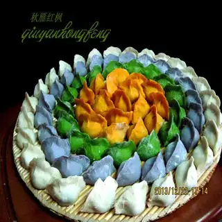 Mixer color dumplings